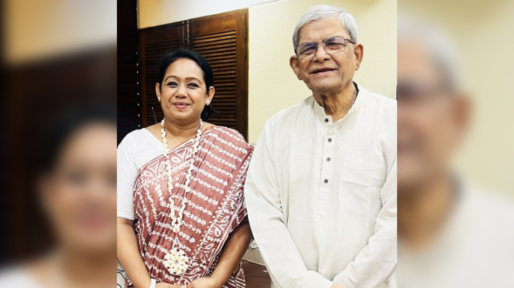 সানজিদা ইসলাম তুলিকে মির্জা ফখরুলের অভিনন্দন