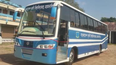 বাকৃবির পরিবহন শাখায় যুক্ত হলো নতুন বাস