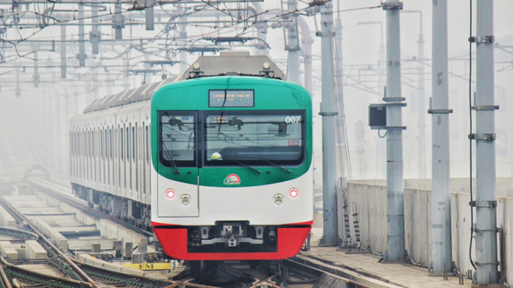 এবার মতিঝিল-শাহবাগ রুটে চলছে মেট্রোরেল