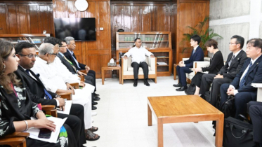প্রধানমন্ত্রীর সঙ্গে জাপান সরকারের উচ্চপর্যায়ের প্রতিনিধি দলের সাক্ষাৎ