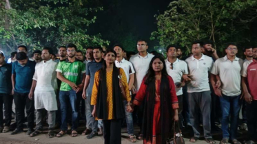 চট্টগ্রাম সিটি কলেজে ছাত্রদলের ওপর হামলার প্রতিবাদে জাবিতে বিক্ষোভ মিছিল